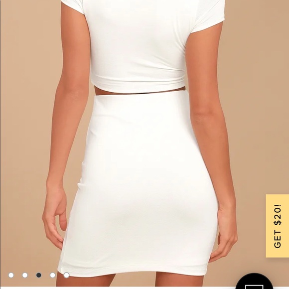 By Your Side Ivory 2 Piece Dress - Picture 3 of 9